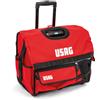 Leroy Merlin Borsa porta attrezzi con ruote Borsa trolley vuota in acciaio L48 X H43 X P31 cm