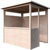 DECOR ET JARDIN Casetta da giardino DECOR ET JARDIN Mod.Safran in legno naturale con porta prodotto senza porta, superficie interna 3.12 m² e spessore parete 19 mm