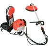 Leroy Merlin Decespugliatore a scoppio 2 tempi 51.6 cm³ Decespugliatore zaino BALEX BX 5200 Z con zaino impugnatura a d con testa in nylon 2 fili