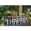 Keter Set tavolo e sedie Harmony KETER bianco per 10 persone
