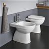 Geberit Coppia sanitari distanziato scarico a pavimento GEBERIT Selnova WC: P 53.5 x L 35.8 x H 40 cm, bidet: P 52 x L 35.8 x H 40 cm