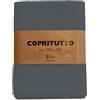 Leroy Merlin Coperta in Cotone COPRIUTTO 2 PIAZZE CM. 260x280 COTONE grigio / argento, 260x 280 cm