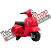 PIAGGIO VESPA Moto Scooter Elettrica per Bambini Piaggio Mini Vespa GTS 6V Suoni luci - Rosso