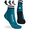 Momevo Calzari Beach Volley Protettive in Neoprene - Calzari Neoprene e da Donna - Calzini Beach Volley Calzari Beach da Spiaggia da Beach Volley (Petrol,35-37)