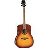 Eko ONE D150E VINTAGE BURST Chitarra acustica elettrificata Dreadnought 20T