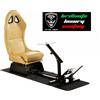FK Sedile Postazione Simulatore giochi corsa Gaming Suzuka similpelle beige