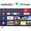 AIWA Smart TV 43 Pollici 4K Televisore TV LED Ultra HD DVB-T2 WiFi Android Nero