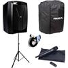 Proel V12FREE Diffusore Trolley Batteria 400w + Mic Wireless +Cover+Stativo+Cavo