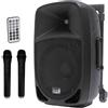 Italian Stage IS FR15AWV2 Sistema Trolley Amplificato a batteria usb e bluetooth