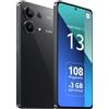 XIAOMI REDMI NOTE 13 8/256GB ANDROID DUAL SIM 8GB NERO GARANZIA 24 MESI