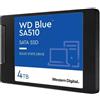 Western Digital SSD WD Blue SA510 - 25" 4TB - SATA 6Gbps - 0.08 DWPD