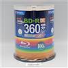 Verbatim 100 Blu-ray Disc 50GB Dual Layer BD-R DL 6X Speed Spindle VBR260RP100SV