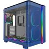 Montech KING 95 PRO Midi-Tower in vetro temperato ARGB - Blu Berlino