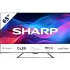 Sharp Smart TV 65 Pollici 4K Ultra HD Display QLED 144 Hz Sistema Operativo Google TV Frameless colore Nero - 65GR8265E