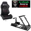 Modauto Postazione gioco simulatore PS5 supporto sedile sportivo N650 Tessuto Alcantara
