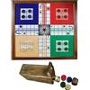 Mind Challenge Magnetico Ludo Viaggio Tavola Gioco Fatto A Mano IN Legno Classico Set Strategia