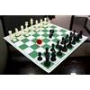 Stonkraft 43.2cm x Torneo Scacchi Vinile Pieghevole Gioco Con Solido Pezzi di Plastica