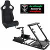 Modauto Postazione gioco simulatore PS5 supp sedile sportivo N780 Tessuto cuciture rosse