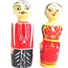 CRAFTS INDIA EMPORIUM Fatto a Mano Channapatna Legno Sposa e Sposo Coppia Bambola/Giocattolo