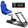 Modauto Postazione gioco simulatore PS5 PS4 support sedile sportivo N020 in Tessuto blue