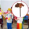 Peluche bastone cavallo robusto hobby cavallo giocattolo da equitazione per