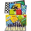 SARTHAM Gioco Da Tavolo 4 In 1 Per Bambini - Ludo, Serpente E Scala, Scacchi E Corsa