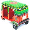 PT Auto Ricksaw Giocattolo IN Legno Fatto a Mano Push Verniciato & Pullover per Kid