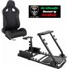 Modauto Postazione gioco simulatore PS5 PS4supporto sedile sportivo N790 Alcantara Pelle