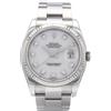 Rolex - Orologio Datejust 36mm Pre-owned 2009 - unisex - vetro zaffiro/acciaio inossidabile/oro - Taglia unica - Bianco