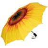 VON LILIENFELD® Ombrello Tascabile Portatile Apertura e Chiusura Automatica Antivento Leggero Stabile Colorato Fiore Girasole