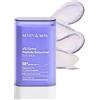 Mary&May Stick Solare Vegan ai Peptidi e Bakuchiol SPF50+ PA++++ 18 g | Controllo dei segni dell'età, Bakuchiol, 25 tipi di peptidi, controllo del sebo, finish opaco