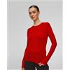 Polo Ralph Lauren Maglione Rosso In Lana Da Donna Polo Ralph Lauren