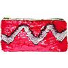 IY Brillantini Colorati Mano Borsa Trucco Marsupio per Ragazze E Donna, Rosso, 25