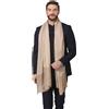 PT Sciarpa In Lana Intrecciata Da Uomo Taupe