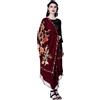 SWI Nuovo Telo Coprispalle Shawl In Poliestere Kashmiri Per Donne, Nero