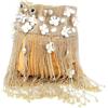 OD Borsa Potli Donna Artigianale Perle Dorate Elegante Pochette