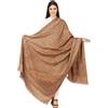 Pashtush Sciarpa Kashmiri Da Donna, Palla Jacquard, Calda Morbida, Design Faux Pashmina