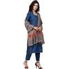 Tweedle D1 Sciarpa Scialle Kullu In Lana Kashmiri Per Donna Grigio Taglia 40x80''