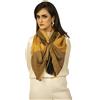 Shal-é-Pashm Donna Stola Sciarpa Bamboo Morbida Dorata Senape