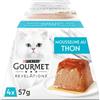 GOURMET Revelations | Chiffon al tonno appato di salsa | Porzioni Pasto per gatti adulti | 4 x 57 g