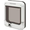 Cat Mate Gattaiola con chiusura a 4 vie, facile installazione su porte in UPVC, vetro e porte in legno, colore: bianco