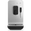 Smeg, Macchina da Caffè Espresso Automatica BCC12BLMEU, Lancia Vapore, Macinacaffè Integrato, Serbatoio 1,4L, Cassetto Raccogligocce Rimovibile,Dimensioni compatte,1350W, Nero