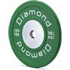 Diamond Disco olimpionico bumper competizione Pro foro 50 mm Diamond 10 kg