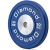 Diamond Disco olimpionico bumper competizione Pro foro 50 mm Diamond 20 kg