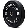 Diamond Disco olimpionico bumper training Pro foro 50 mm Diamond Professional 25 kg