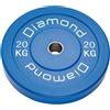 Diamond Disco olimpionico bumper sfida Pro foro Ø 50 mm Diamond 20 kg