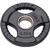 Diamond Disco ghisa olimpionico gommato Tri-grip foro 50 mm Diamond Professional 2.5 kg