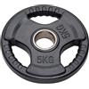 Diamond Disco ghisa olimpionico gommato Tri-grip foro 50 mm Diamond Professional 5 kg