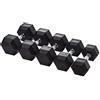 Diamond Manubri Gommati Esagonali Diamond Professional da 1 kg a 70 kg Kg 7,5