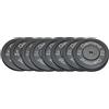 Diamond Set 100 kg Dischi bumper Diamond Professional foro 50 mm